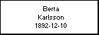 Berta Karlsson