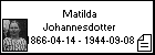 Matilda Johannesdotter