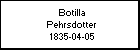 Botilla Pehrsdotter
