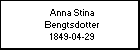 Anna Stina Bengtsdotter
