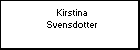 Kirstina Svensdotter