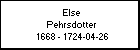Else Pehrsdotter