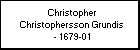 Christopher Christophersson Grundis