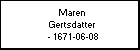 Maren Gertsdatter