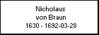 Nicholaus von Braun