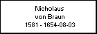 Nicholaus von Braun