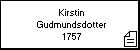 Kirstin Gudmundsdotter