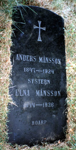 Anders och Elna Månsson – efter