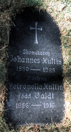 Johannes och Petronella Hultin – efter